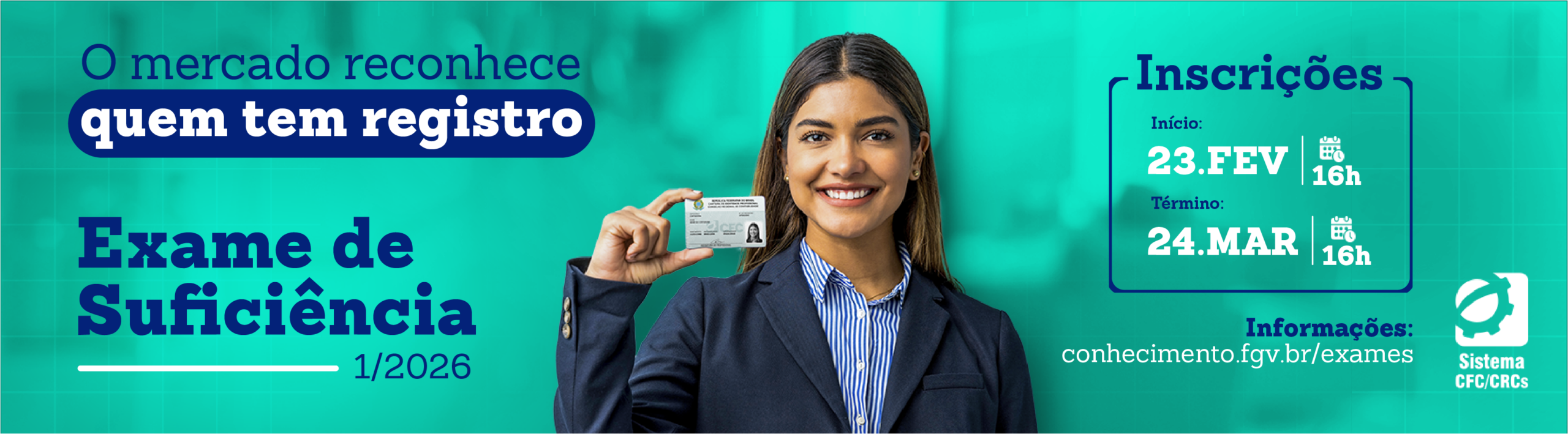 EXAME DE SUFICIÊNCIA 2026