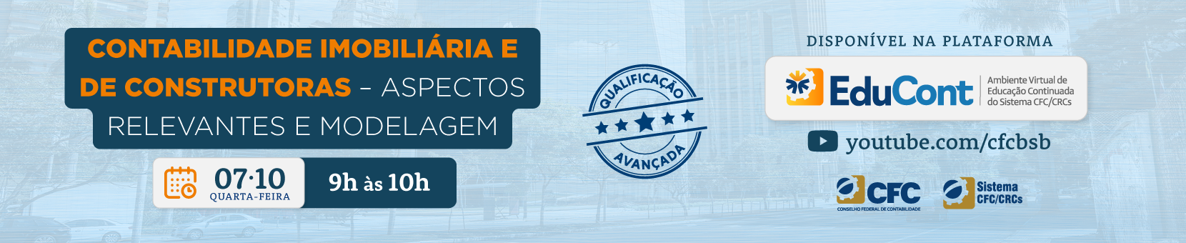 CFC lança curso gratuito sobre Contabilidade Imobiliária e Construtoras